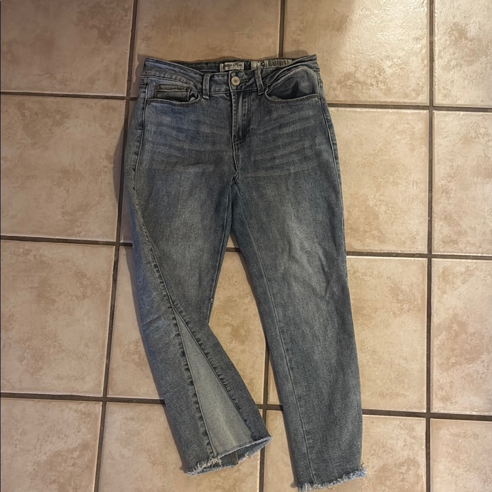 Indigo rein cropped jeans